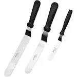 Ateco Ultra Offset Spatula 3 Piece Set; 1305 - 4.25 Inch, 1307 - 7.75 Inch, a...