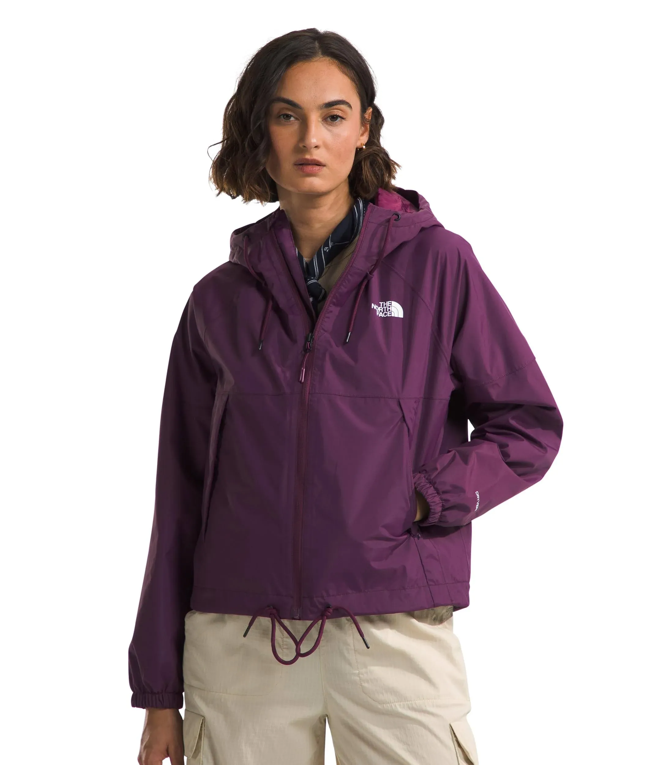 The North Face Women's Antora Rain Hoodie, Medium, Purple