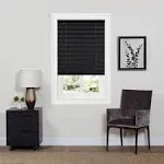 Cordless Room Darkening Mini Blind - 39 Inch Width, 64 Inch Length, 1" Slat Size - Mahogany - Cordless GII Deluxe Sundown Horizontal Windows Blinds for Interior by Achim Home Decor