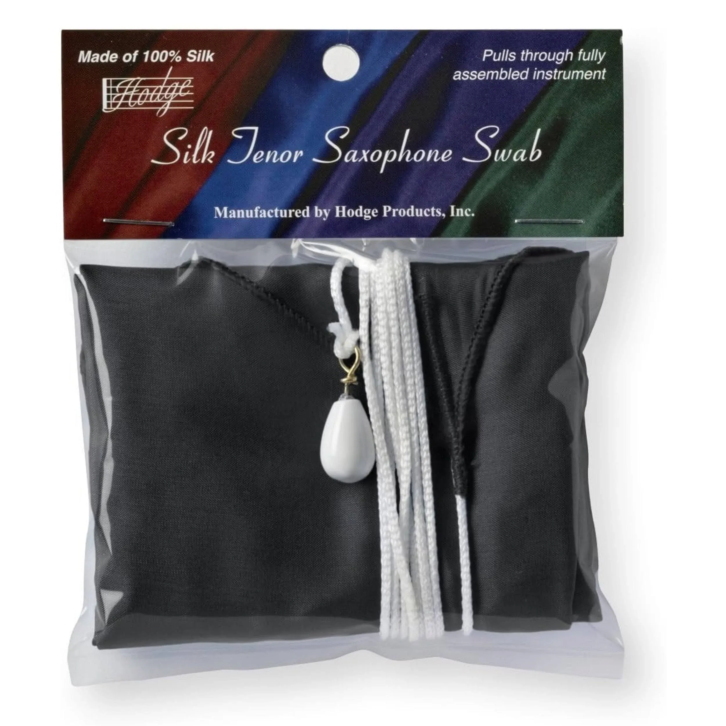 Hodge Silk Tenor Sax Swab - Black