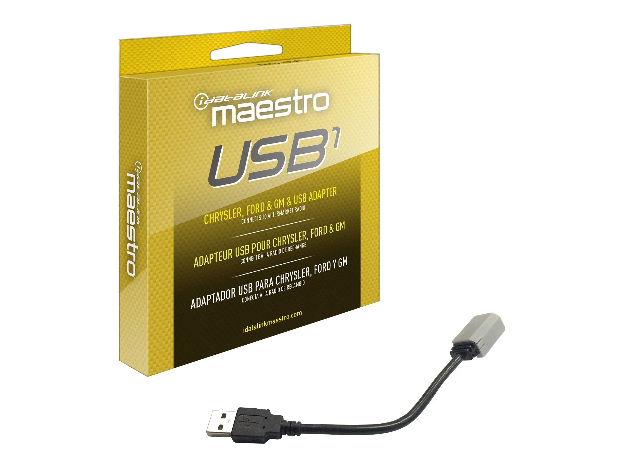 iDATALINK MAESTRO ACC-USB1 USB ADAPTER FOR SELECT CHRYSLER FORD CHEVY DODGE JEEP