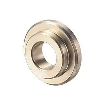 Uxcell Flanged Sleeve Bearings 3/8" x 5/8" x 12/49" Wrapped Oilless Bushings Cast Brass