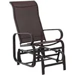 Outdoor Patio Glider Chair Rocking Swing for Porch Deck Garden Balcony Poolside