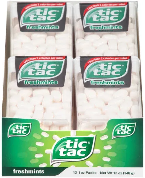 Tic Tac Mints, Freshmints, 200Count 3.4 oz. Bottle Pack