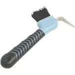 Roma Deluxe Hoof Pick Soft Grip - Light Blue/Black