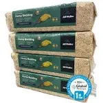 All Walks (40L) Hemp Bedding for Chicken Coops, Guinea Pigs, Hamsters, Rabbits, and Other Small Animals - 100% Natural, Superior Odor Control, Sustainably Sourced Pet Bedding - Made in America