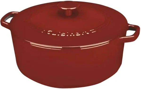 Cuisinart Chef's Classic Enameled Cast Iron 7-Quart Round Covered Casserole