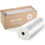 Kootek 11" x 150' Vacuum Sealer Bags Roll for Food with Cutter Dispenser, Commercial Grade Vacuum Seal Bags, BPA Free, Customized Size Food Bags for Storage, Meal Prep and Sous Vide