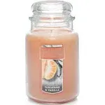 Yankee Candle 2021 22oz w/lid Tangerine &amp; Vanilla Single Wick Jar Candle NEW