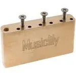 Musiclily Ultra 10.5mm Full Brass 40mm Tremolo Block for Indonesia made Squier Electric Guitar