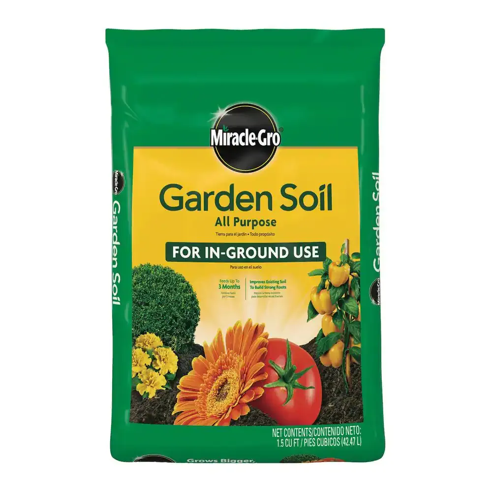 Miracle-Gro 70551430 All-Purpose Garden Soil, 1-Cu. Ft.