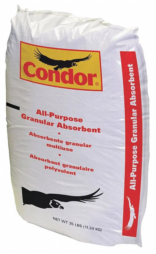 Condor 35UX85 Granular Clay Floor Absorbent 25 lb. Bag