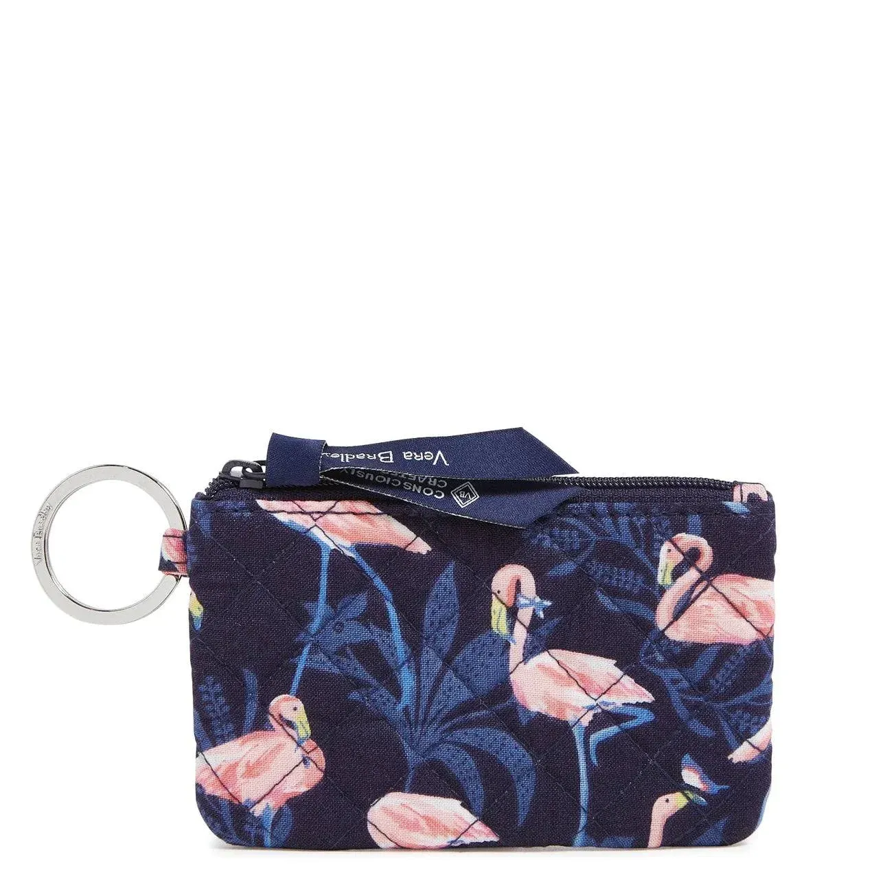 Vera Bradley Zip ID Case - Flamingo Party