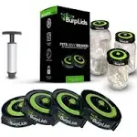 Burp Lids Curing Kit, Fits All Wide Mouth Mason Jar Containers