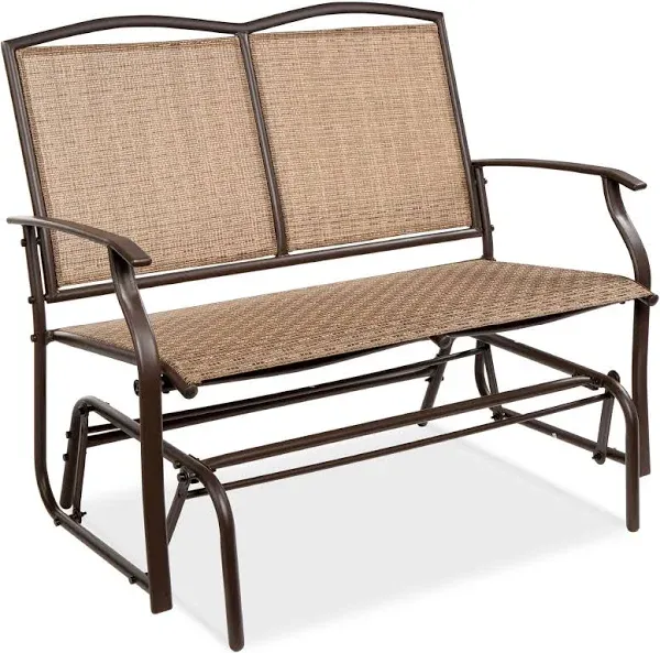 Loveseat Glider Bench | Best Choice Products