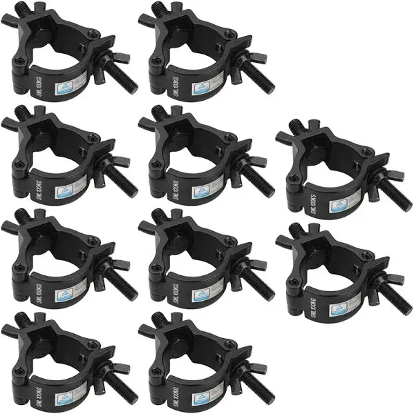 GBGS Lighting Truss DJ Light Clamps 2 Inch O Clamp Aluminum Alloy 220 LBs for OD 2 Inches Pipe