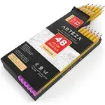 ARTEZA HB Pencils #2, Pack of 48, Wood-Cased Graphite Pencils in Bulk, Pre-Sharpened, with Latex-Free Erasers, Office &amp; Back to School Supplies for