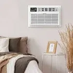 14,000 BTU (DOE) 230-Volt Through-The-Wall Air Conditioner Cools 700 sq. ft. with Remote in White