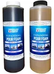 Fiberglass Supply Depot Inc. 2 lb Density Expanding Pour Foam, 2 Part Polyurethane Closed Cell Liquid Foam for Boat and Dock Flotation, Soundproofing,