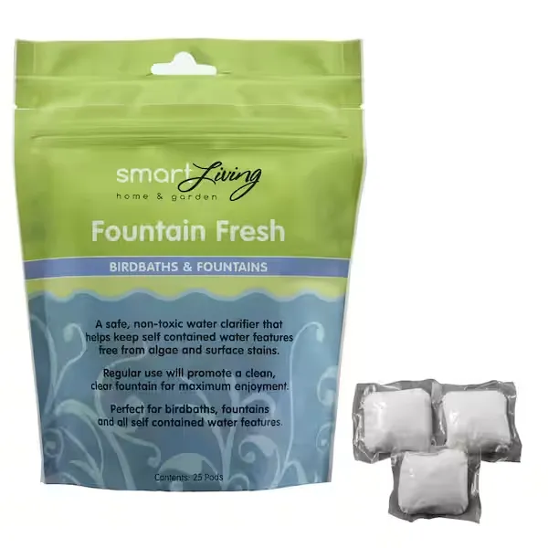 Smart Design Fountain Fresh Water Clarifier Soluable Pods (25-Count) 80910R01