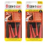 2 Pack of 4 - Brand Screw-It-Again, Model Sia-4pk, Product SIA Wood Anchor