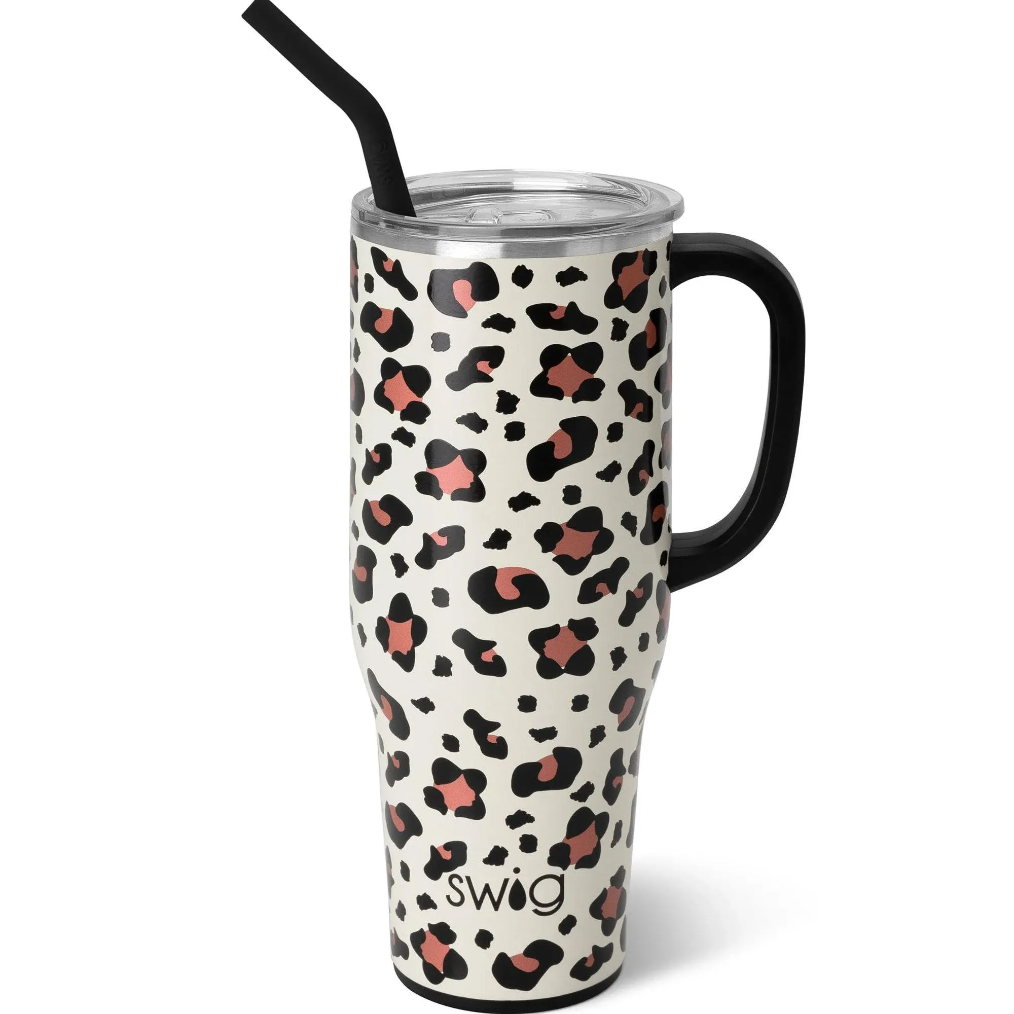 Swig 40 oz Mega Mug, Luxy Leopard