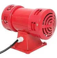 150dB 110V 3min Electric Motor Driven Alarm Metal Siren Air Raid Industry Horn