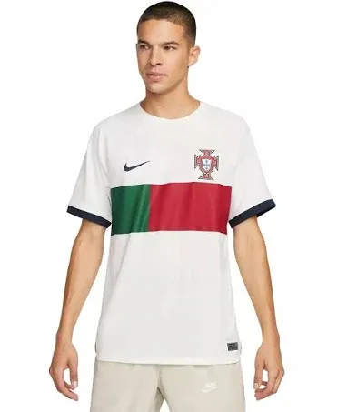 Nike Men's Portugal 2022/23 Away Jersey Sail/Obsidian, XXL