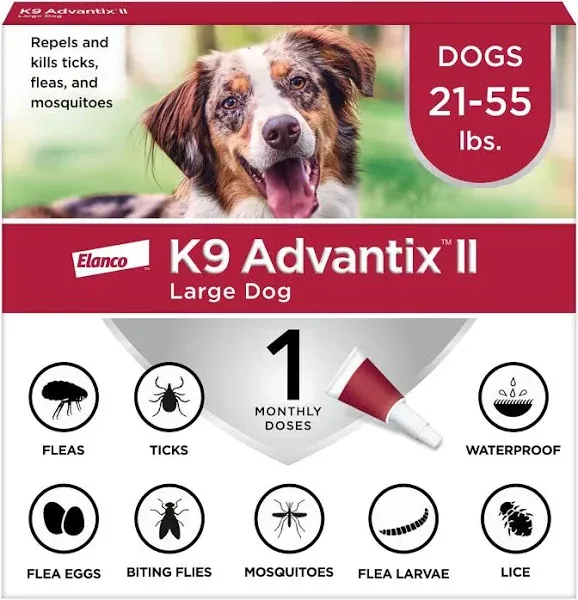 K9 Advantix II, Dogs 11-20 lbs, 4 pack