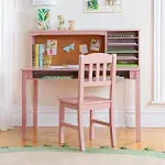 Kids Media Desk Hutch and Chair Set Guidecraft Color: Pink