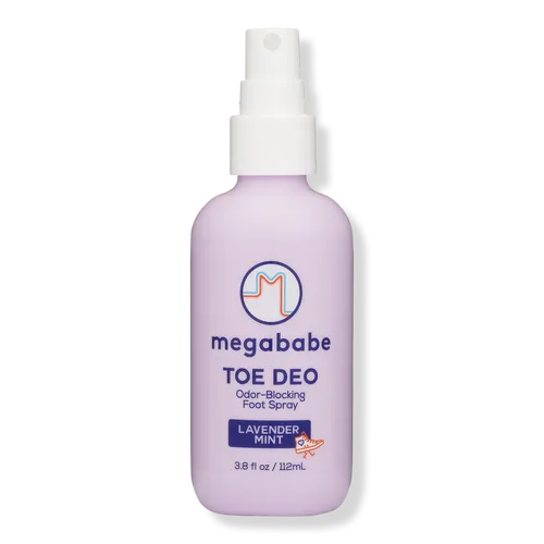 Megababe Lavender Mint Toe Deo Odor-Blocking Foot Spray