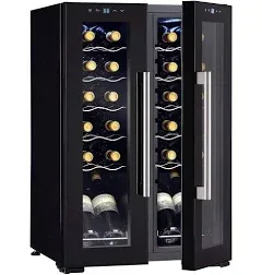 Wine Enthusiast 24-Bottle French Door Dual-Zone Compressor Wine Cooler