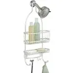 Over Shower Head Caddy Anti-Swing Hanging Shower Organizer for Shampoo Sponge