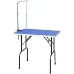 Go Pet Club Pet Dog Grooming Table with Arm 30-Inch