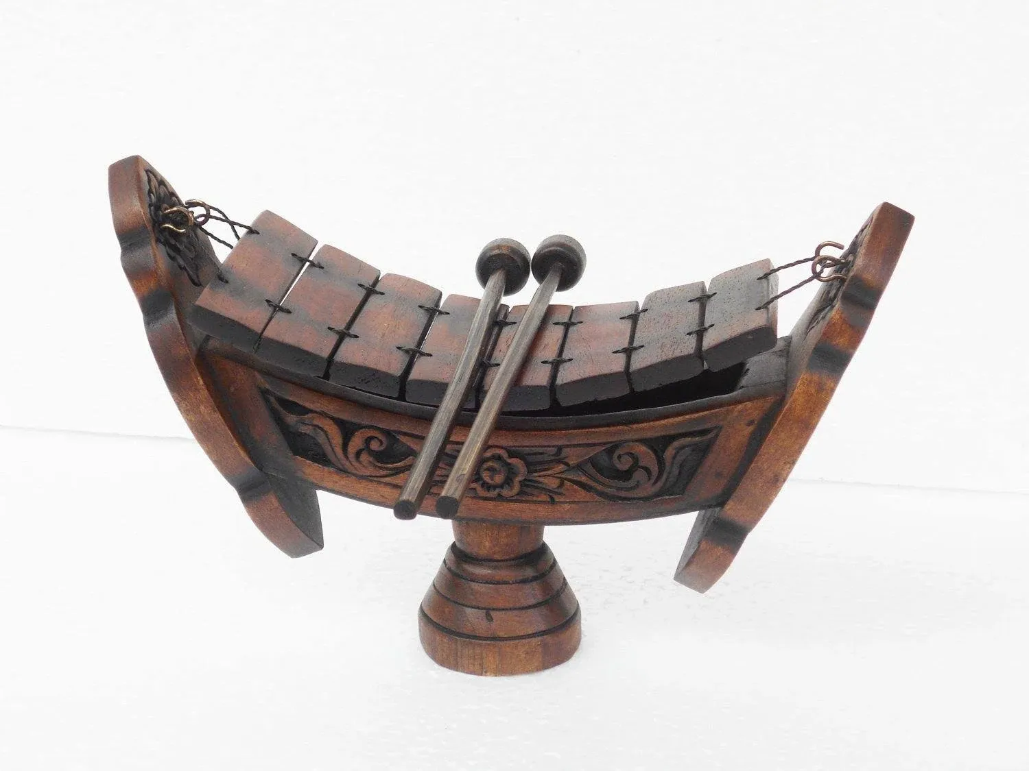 Gabur Thai Traditional Musical Instruments Teakwood Teak Wood, Inch Wood040