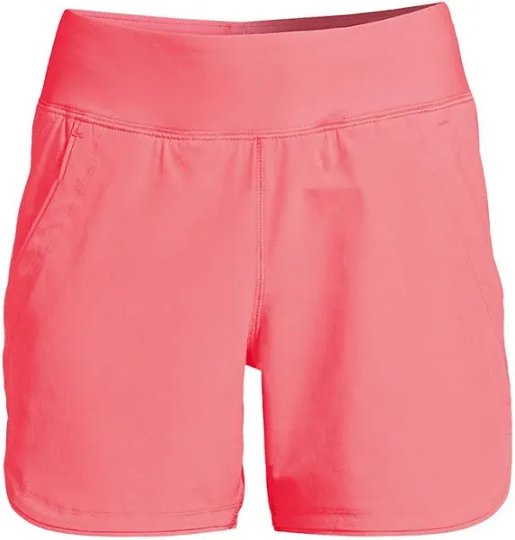 Lands' End Women's 5" Quick Dry Swim Shorts with Panty