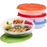 Bentgo EasyLunchboxes 4-Compartment Oval Containers