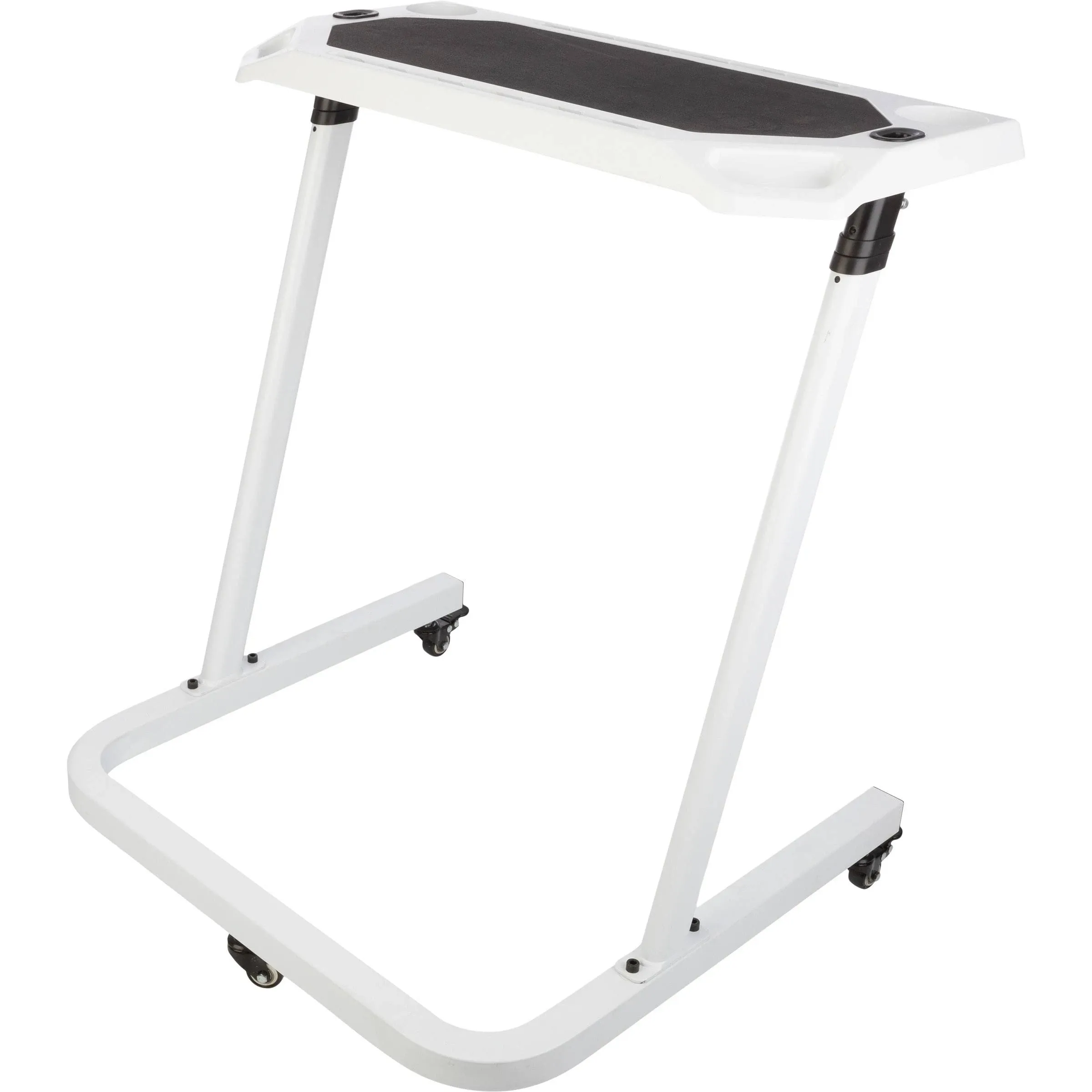 Bike Desk - Rolling Laptop Cart for Stationary Bike or Trainer - Adjustable Standing Desk to Exercise While Working or Watching TV by RAD Cycle