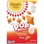 Simple Mills Pop Mmms Pizza Baked Snack Crackers