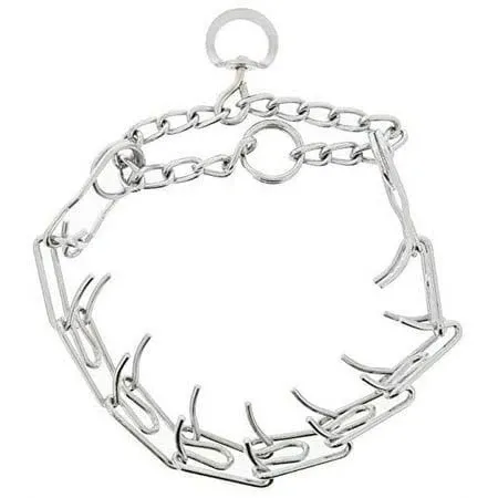 Choker Prong/Pinch/Spike Chain Collar 20 inch for Dogs Up to 250 lbs