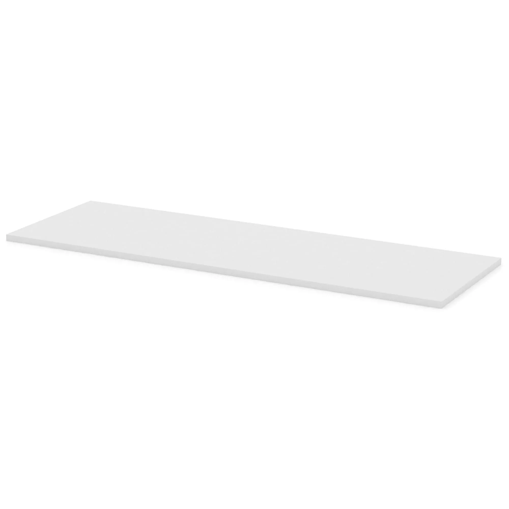 Lorell Width-Adjustable Training Table Top, 72" Lx 24" W, White