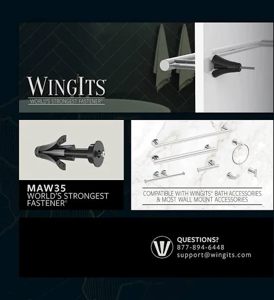 Wingits MASTER Wall Anchor RC-MAW35-2