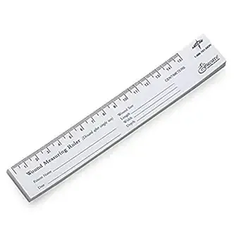 Medline Educare Wound Ruler, Pack of 250