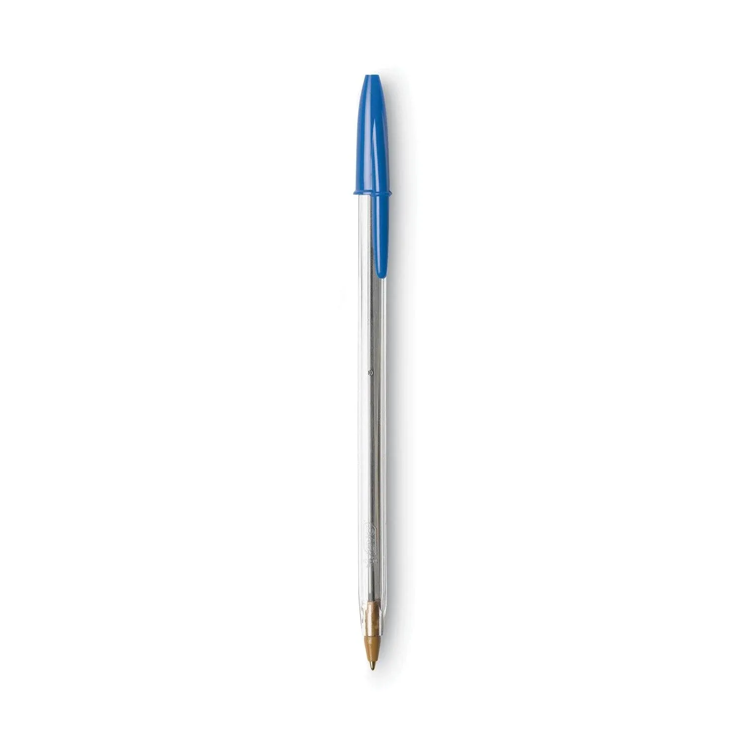 Bic Cristal Xtra Smooth Ballpoint Stick Pen, Blue Ink, 1mm, Medium, 24-Pack