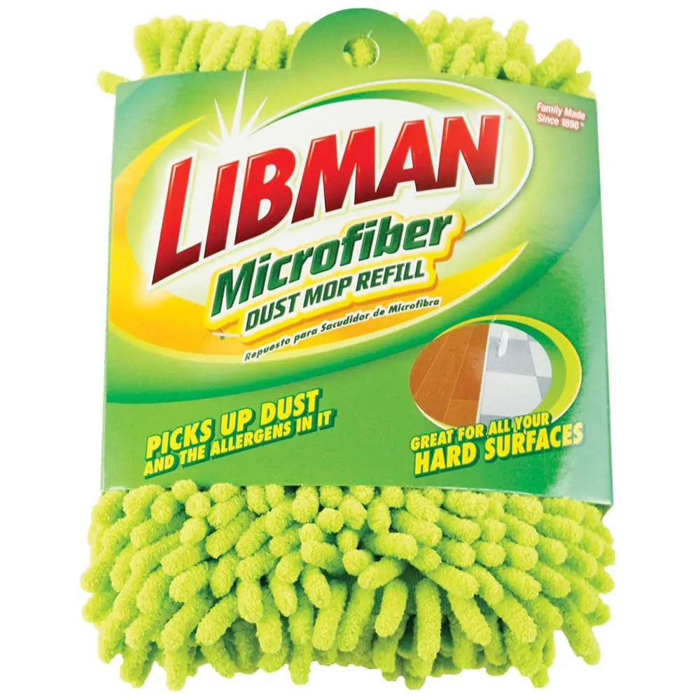 Libman 18.5 in. Microfiber Dust Mop Refill Pack of 6