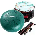 Ubblove Steel Tongue Drum, Handpan Drum 8 Notes 6 Inch Percussion Instruments