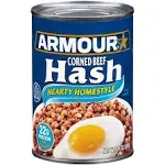 Armour Star Corned Beef Hash, Hearty Homestyle, Canned Food, 12 - 14 OZ Cans