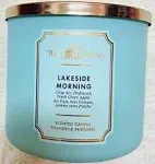 3-Wick Scented Candle w/Essential Oils - 14.5 oz - Lakeside Morning (Crisp Au...