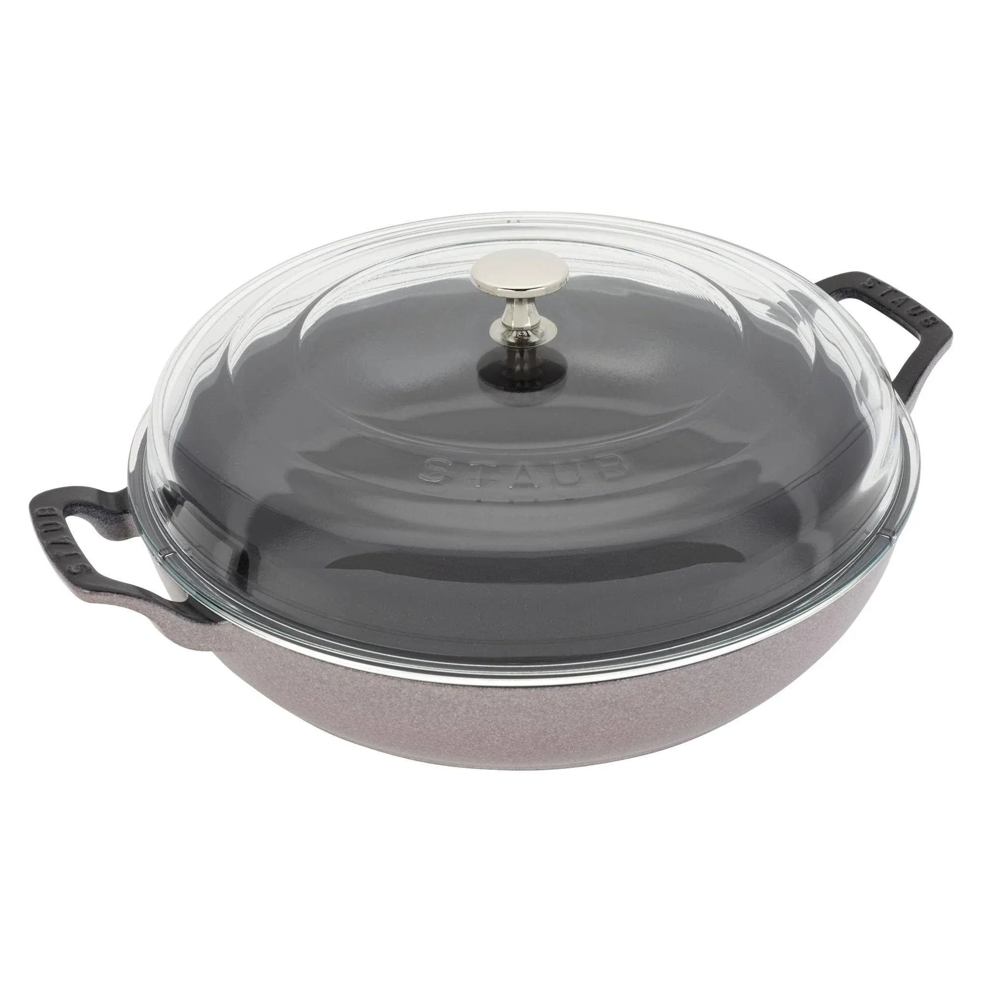 Staub Cast Iron 3.5-qt Braiser with Glass Lid - Lilac