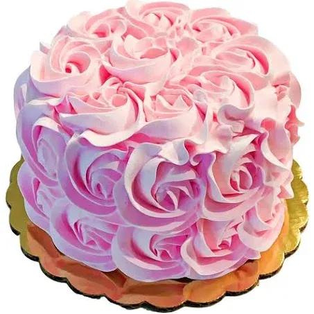 DEZICAKES Fake Cake Fuschia Pink Rosette Cake Prop Decoration Dezicakes Fake Food- Fake Cake-  Artificial Cake- Faux Cake Decor